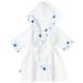 Pepi made in Poland bathrobe children baby unisex - bathrobe children boy 100% cotton - children bathrobe girl with hood unit size milky way l