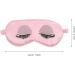TOYZFRIENDY Imitation Silk Sleeping Mask with Sequins Eyelashes Eye Mask for Women Nonslip Strap Comfortable Lightweight for Night Travel Airplane Use - Buy Online on GoSupps.com