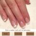 Hebterrka Set of 20 semi-cured gel nail strips for French manicures easy to use and remove - Buy Online on GoSupps.com