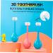 Partykindom 2-Pack Children's Silicone Toothbrush Tumblers - Gentle Mouth Cleaning - Buy Online on GoSupps.com