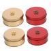 Alipis 4 pcs Aging Storage Candy Round Tinplate Delicate Sweets Wedding Cans Ing Candies Containers