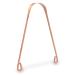Myga tongue scraper - of course antimicrobial - Ayurvedic tongue cleaner and helps to heal bad breath prevents oral health diseases (copper)
