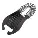 Xiton Flexible Plastic Hair Comb & Banana Clip - Stylish Ponytail Tool for Women & Girls - Perfect for DIY Hairstyles (Black) - Buy Online on GoSupps.com