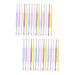 FRCOLOR 40pcs Double End Earwax Removal Kit Spiral Ear Cleaning Tools Earwax Cleaners 2