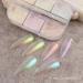 Chrome Nail Powder Set - Metallic Mirror Effect for Nail Art Gel Polish - 6 Colors Aurora Magic White Pearl Mica Powder - Iridescent Manicure Pigment - Buy Online on GoSupps.com