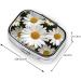 Shop Daisy Flower Printed Square Pill Box - Portable Medicine Organizer for Travel | Convenient & Stylish - Buy Online on GoSupps.com