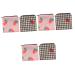 Healifty Portable Menstrual Pad Bag 6 Pcs Napkin Storage Bag Outdoor Decor Tote Purse Organizer Insert Chapsticks Holder Menstruation Bag Feminine Products Bag Small Practical Student As Shown-2x3pcs 13X13CMx3pcs