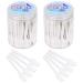PANA (200 Pieces of White Color Cosmetic Make Up Disposable Plastic 2.5 Spatulas Skin Care Facial Cream Mask Spatula