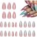 Artificial Nails - Ombre False Nails Almond 12 Sizes Cat Eye Artificial Press On Nails Includes Nail File For Woman Nail Art - Buy Online on GoSupps.com