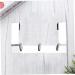 Baluue Towel Holder 3pcs Over Door Clothes Hanger Rack Over The Door hat Rack Over The Door Hook Coat Hanger Cloth Hook Coat Hooks - Buy Online on GoSupps.com