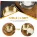 Alipis Amphora Snack Plate Tomato Stainless Steel Round re-usable 13.7x12.2CM Gold - Buy Online on GoSupps.com