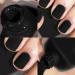 Black Nail Polish - Quick Dry Matte Black Nail Varnish 7 Days Lasting Nail Polish in Water Based Formula/Odorless & Easy to Apply No Need Baking Nail Polish (Black) - Buy Online on GoSupps.com