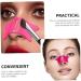 Housoutil Eyeliner Aids Eyeshadow Silicone Molds Makeup Tools Eye Liner Stencils for Eyes Nose Multifunction - Buy Online on GoSupps.com