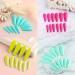Changar Colorful Coffin Fake Nails - 100 Pcs Ballerina Press-On Acrylic Nail Tips for DIY Nail Art & Studios - Buy Online on GoSupps.com