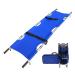 Aluminum Alloy Folding Stretcher Portable First Aid Thickened Stretcher Medical Simple Rescue Stretcher for Mobile Injured Mountain Rescue