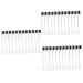 FRCOLOR 36 Pcs Double Ended Eyebrow Brush Eyebrow Spoolie Brush Eye Brow Shaper Kit Women Makeup Supplies Eye Brow Brush 2-in-1 Control Brush Dual Lash Brush Resin Make up Edge Cosmetics