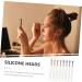 Baluue 24 Pcs Silicone Lip Brush Eyeshadow Lip Scrub Brush Eye Shadow Scrubber 10.7X0.8X0.8CMx3pcs Assorted Colorx3pcs - Buy Online on GoSupps.com