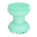Sonew Dual Head Facial Cleansing Brush Silicone Head Massage Scalp Scrubber Exfoliator Face Washing Brush for Home Travel
