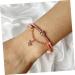 Gatuida Women's Star Cuff Bracelet - High-Quality Crystal Jewelry | Elegant Ros gold Hand Accessories (2pcs 19.5x1.2cm) - Buy Online on GoSupps.com