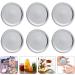 OUNONA 108 Pcs Mason Jar Lids Tinplate Solid Disc 6.8X6.8X0.1cmx2pcs Silverx2pcs - Buy Online on GoSupps.com