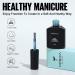 TOMICCA Grey Blue Jelly Gel Nail Polish - Sheer Teal Color, Quick Dry & Soak Off U V Gel Nails for DIY Nail Art - Buy Online on GoSupps.com