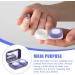 Shop HOMFANSEC Multicolored 3-Part Contact Lens Case + Solution Bottle | Ocean Tides Design - Perfect Storage Set for All Your Contact Lens Needs! - Buy Online on GoSupps.com