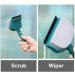 2-in-1 Wiper Glass Cleaning Brush Scraping and Washing Glass Cleaner Windscreen Wiper Double Sided Glass Cleaner Window Wiper Multipurpose Cleaning Brush Household Surface Cleaner Wiper Yellow - Buy Online on GoSupps.com