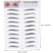 2pcs 3d Eyebrow Stickers Flower Hair Clips for Women Eyebrow Tool 6d Transfer Stickers Water Proof - Buy Online on GoSupps.com