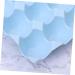 LABRIMP Box Egg Container Food Storage Organizer Recyclable Egg Bins Egg Tray Egg Holder Egg Rack Household Blue 29*19CM - Buy Online on GoSupps.com