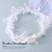 LED Wedding Veil Glowing Feather Headband - Bachelorette Party Bridal Hair Accessories - Buy Online on GoSupps.com