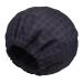 Men's Black Reversible Waterproof Shower Cap with Terry Lining - Adjustable and Large Size - Buy Online on GoSupps.com