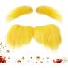 Moustache blonde | Costume de moustache de No l | Fournitures de f te auto-adh sives amusantes pour les f tes de fin d'ann e v nements de feu de d'automne de cosplay maquillage f 1 ml (Lot de 1) - Buy Online on GoSupps.com