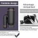 Cordless Hair Dryer with Magnetic Nozzle Professional Foldable Blow Dryer Rechargeable Travel Hair Dryer Low Noise Lightweight Hairdryer for Home/Travel - Buy Online on GoSupps.com