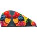 Fruit Rainbow Coral Velvet Dry Hair Cap Ideal for Travel Pool Parties and Home Use - Buy Online on GoSupps.com