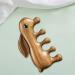 Rabbit-Shaped Wooden Massage Comb for Scalp & Hair Growth | Natural Sandal Wood Head Massage Device - Buy Online on GoSupps.com
