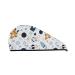 Cartoon Planets Microfiber Hair Towel Soft Super Absorbent Hair Towel Wrap for Women Coral Velvet Quick Dry Hair Cap for Long Curly and Thick Hair
