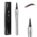Cooklesa Eyebrow Cooklesa Upgraded Natural Waterproof Eyebrow Pen with Microfine Tip Two-Pronged Eyebrow Pencil Long-Lasting Natural 3D Waterproof Microblading Eyebrow Pen (Brown)