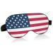 American Flag Design Breathable Sleeping Eyes Mask Cool Feeling Eye Sleep Cover for Summer Rest Elastic Contoured Blindfold for Women & Men Travel