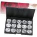 DOITOOL Empty Eyeshadow Palette 15 Eye Shadow Magnetic Eyeshadow Empty Cosmetic Eyeshadow Palette Lip Gloss Travel Concealer - Buy Online on GoSupps.com