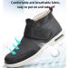 Women's Edema Shoes - Wide Fit Slip-On Sneakers for Diabetics & Swollen Feet Lightweight & Breathable - Size 12 Black - Buy Online on GoSupps.com