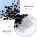 Earent Black Crystal Wedding Hair Comb - Elegant Bridal Side Combs for Women and Girls - Buy Online on GoSupps.com