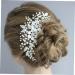 Beavorty bridal headpiece pearl headpiece Comb for Bridal Rhinestone Comb flower Hair Comb Rhinestone Hair Comb Wedding Hair Comb Wedding dress bride flower head - Buy Online on GoSupps.com
