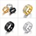 WaNana Fashion Titanium Steel Double-Row Drill Ring Micro Magnetic Weight Loss Ring Fat Burning Slimming Finger Ring Slim Tools Slimming Product Black 7 - Buy Online on GoSupps.com