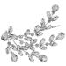 DOITOOL Rhinestone Hair Clip Girls Hair Clips Hair Clips for Girls Diamonds Hair Clip Wedding Hair Pins Diamond Hair Clips Crystal Bobby Zinc Alloy Bride Horse Eye Hair up