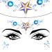 Siquk 12 Sets Mermaid Face Jewels Rhinestone Temporary Tattoos - Perfect for Carnival, Festival, and Party - Buy Online on GoSupps.com