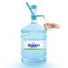 Mutto Premium Organic Spring Water Gallon 19 Liters Freshly Filled with Manual Hand Pump Soft 1 Piece (Pack of 1)