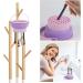 Silicone Makeup Brush Cleaner Mat 2 In 1 Hangable Makeup Brush Cleaning Bowl with Drying Makeup Brush Holder Multifunctional Cleaning Tools for Makeup Brushes Makeup Sponge Powder Puff (Purple) - Buy Online on GoSupps.com