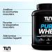 Pure Whey | 81% Protein in 2 Sources | Rich in BCAA Glutamine and Casein | Gradual Assimilation | Fast and Dry Bodybuilding | Low Calorie | 750g | Smooth Strawberry Flavor | TLN - Buy Online on GoSupps.com