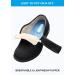 CBMTCR Women's Wide Width Diabetic Shoes - Adjustable Closure, Lightweight (Size 6, Color: Dark Black) - Buy Online on GoSupps.com