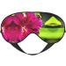 Hibiscus Flower Print Sleep Eye Mask | Soft Eyeshade for Travel & Napping | Perfect for Women & Men - Buy Online on GoSupps.com